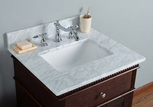 RUBEZA 600mm Didim Bagno Vanity Set Bianco Italiano Carrara Top