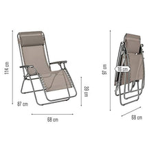 Lafuma Mobilier RELAXE RT2, Castagna, 114x68x87 cm