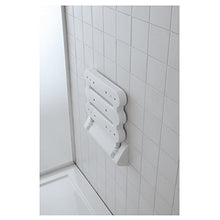 Feridras Comfort Sgabello Doccia a Ribalta, Bianco, 7x34x36 cm
