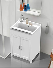 Arredobagnoecucine Mobile lavatoio,cm.60x50x85, in kit, 2 ante, vasca lavapanni completo di scarico