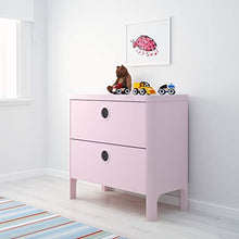 BUSUNGE cassettiera 2 cassetti 80x40x75 cm rosa chiaro