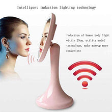 Chenbz 30 LED Batch Trucco Millo Specchio MILLIZZING Battery Batteria E USB Specchio Vanity Specchio da Vanity 25cm Schermo per sensore del Corpo a infrarossi Specchio cosmetico illuminita