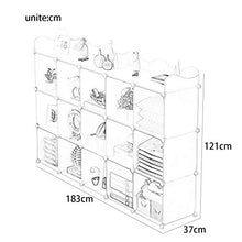 Comodino Foglio di Resina 15 Reticolo Risparmio di Spazio Semplice Casa Moderna Camera Da Letto Creativo Armadietto 183X37X121CM FANJIANI