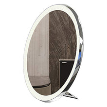 Makeup mirror Specchio per Il Trucco con ingrandimento Intelligente, adsorbimento per Specchio da Bagno, Specchio di Bellezza da Tavolo Portatile con Luce a LED per Ragazze