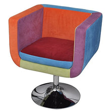 Tidyard Sedia Cubo Sgabelli da Bar e Pranzo, Patchwork Altezza Regolabile, Poltroncine Salotto, Casa Elegante e Semplice