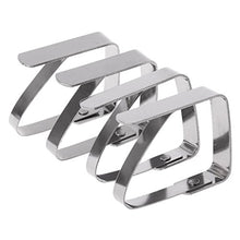 ZOOMY 4Pieces Tovaglia Clip da Tavolo in Acciaio Inossidabile