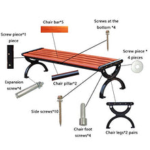 household items Sdraio da Esterno, sedili Quadrati, panchine da Giardino, schienali, panchine in Legno di plastica