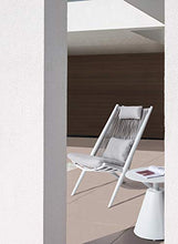 Poltrona Lounge con Cuscino Aloha New Bianco Bizzotto cod.0660408