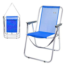Aktive 62606 - Sedia da spiaggia fissa, pieghevole, 55 x 43 x 77 cm