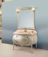 Global Trade Mobile Bagno Finitura Argento Anticato Linea Mozart 124x56 cm cod. mo6