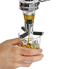 Canghai - Portabottiglie da parete, 3 portabottiglie in acciaio per bevande alcoliche e vino, per bar