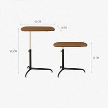 ZhuFengshop PC Tray Table Lettino da Scrivania Sfilabile per Computer Portatile con Scrittoio Pigro Comodino Side Table