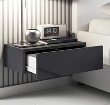 muebles bonitos - Comodino di Design sospeso Europa Colore Nero