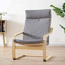 eewopjkj Cuscino per Sedia Relax Supporto per Schienale Alto Cuscino reclinabile Cuscino per Sedia in Rattan Cuscino per Sedia a Dondolo Cuscino per Sedile da Giardino Patio (Sedia Non Inclusa) -Gri