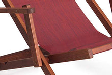 Sdraio AFRODITE in frassino tinto mogano (Rosso Melange)