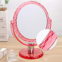 Specchio per Il Trucco Specchio per Il Trucco Illuminato a LED, Specchio da Tavolo Bifacciale Specchio Ingranditore Girevole a 360 ° per Viaggio