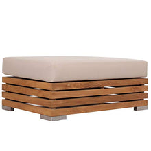 Ottomane Picardie - Legno di Teak Massiccio, Resistente alle intemperie
