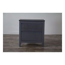 Baxton Studio Wholesale Interiors Carolina - Comodino a 2 cassetti, colore: Marrone