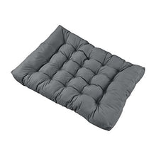 [en.casa] Cuscini per Divano Palette Euro mobili DIY Cuscini Divano per Palette per Dentro Ideale per Salotto Giardino d´Inverno 1 x Cuscino per Il Sedile e 2 x Cuscino per Schienale Grigio