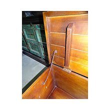 int. d'ailleurs - Cassapanca Lunga Dipinta con Coperchio in Legno di Mango Decorato con Ottone 146 cm - PAL-1020