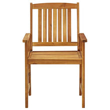 Tidyard Set da Pranzo da Giardino 5 pz in Legno Massello di Acacia