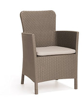 Keter Salvador Balcony Set, Set Mobili da Esterno 2 Poltrone e Tavolino Cappucino