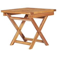 vidaXL Lettini Prendisole 2 pz con Tavolo in Legno Massello di Teak