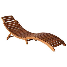 SKM Set Lettini Prendisole 2 pz con Tavolino in Massello di Acacia (32kg)