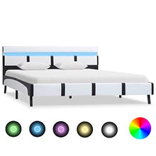 SKM Giroletto con LED Bianco in Similpelle 160x200 cm (29kg)