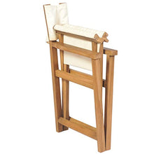 vidaXL Sedia da Regista Legno di Teak con Braccioli Seggiola Esterni Giardino