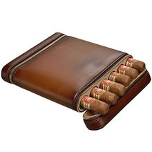 ChangDe-- Cigar Box, Sigaro Idratante Legno di Cedro Cigar Portable Set 6 Stick 2 Colori facoltativi (Color : B)