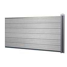 Mendler Pannello supplementare frangivento Basso Privacy Sarthe WPC 188cm Grigio
