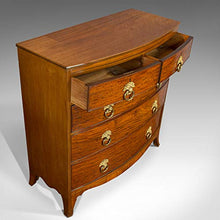 Cassettiera Antica Fiocco Antichi, Inglese, Mogano, Tallboy, Victorian, 1870