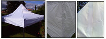 RAY BOT Gazebo Pieghevole 3X4.5 Blu Acciaio + 4 Teli Laterali PVC 350 g Metro