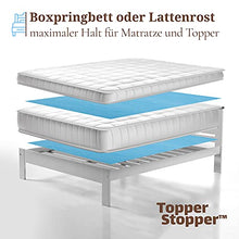 Topper Stopper - Tappetino antiscivolo premium per letti boxspring, topper e materassi, sottomaterasso di dimensioni 120 x 180 cm