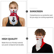 Amosfun 4 Pezzi Bandane per Il Viso di Natale Ghette per Il Collo Sciarpa per Il Viso Senza Cuciture Passamontagna Copriletto per Il Viso con Anelli per Le Orecchie per Adulti Uomini