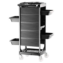 Carrello Porta rulli Estraibile, Accessori per saloni di Bellezza con 5 cassetti, mensola a 7 Strati e Design con Movimento a rotelleZHFZD
