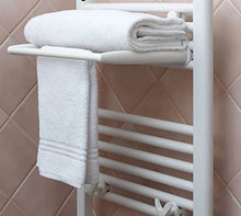 Handy Up - Portasciugamani, si fissa direttamente sul radiatore scaldasalviette - bianco