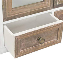 Armadietto Bianco 49x22x59 cm in Legno Massello