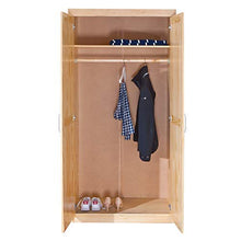 Esidra McAllen Armadio 2 Ante, Pino, Naturale, 95x55x190 cm