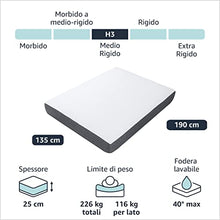 Amazon Basics Materasso ibrido a più livelli , 135 x 190 cm