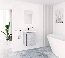 Planetmöbel - Set di mobili da bagno, 50 cm (cemento)