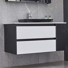 JIAGU Combinazione per Mobile da Bagno Semplice Bagno Specchio per lavabo per lavabo per lavabo (Color : Black, Size : 50x60x48cm)