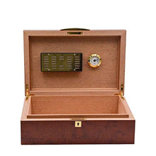 YLLAND Carta in Legno di Teak Mellow Cedar Humidor in Legno LNNDE