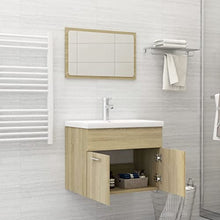 vidaXL Set Mobili da Bagno 2 pz Rovere Sonoma in Truciolato