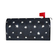 Midnight Starlet - Copertura magnetica per cassetta postale, design unico, per giardino, cortile, dimensioni standard, 53 x 45 cm