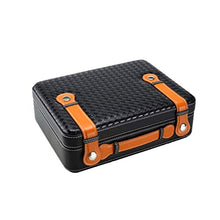 YAeele. Cigar Box Set Cigar Box Portable Set da Viaggio Cigar Idratante portasigarette Nero può Tenere 25 Cigars [Senza Sigaro] Good Mood, Good Life