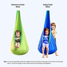 Eggdel Hammock del cotone del bambino con il cugino di plastica gonfiabile supporto fino a 70kg - Verde
