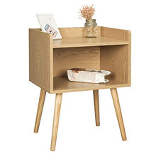 WOLTU TSR70hei-2 Set di 2 Comodini in Legno Organizzatore da Letto Comodino da Salotto Scompartimento