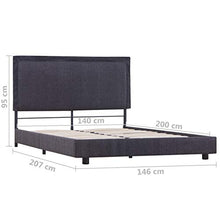 SKM Giroletto Grigio Scuro in Tessuto 140x200 cm (26.9kg)